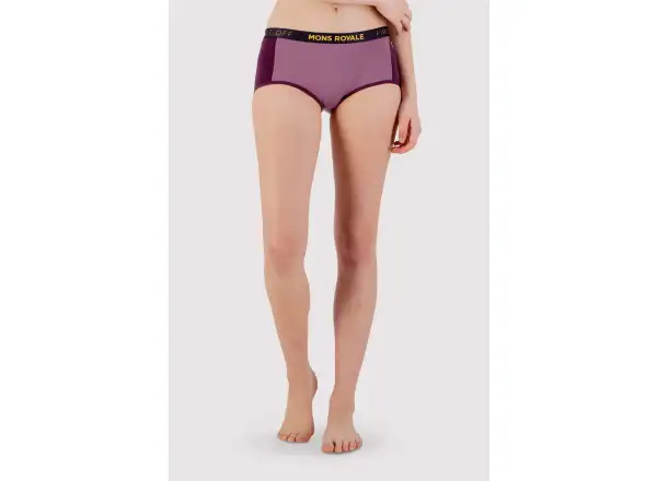 Mons Royale Sylvia Boyleg 22 Merino Damen Unterhosen wein/lila