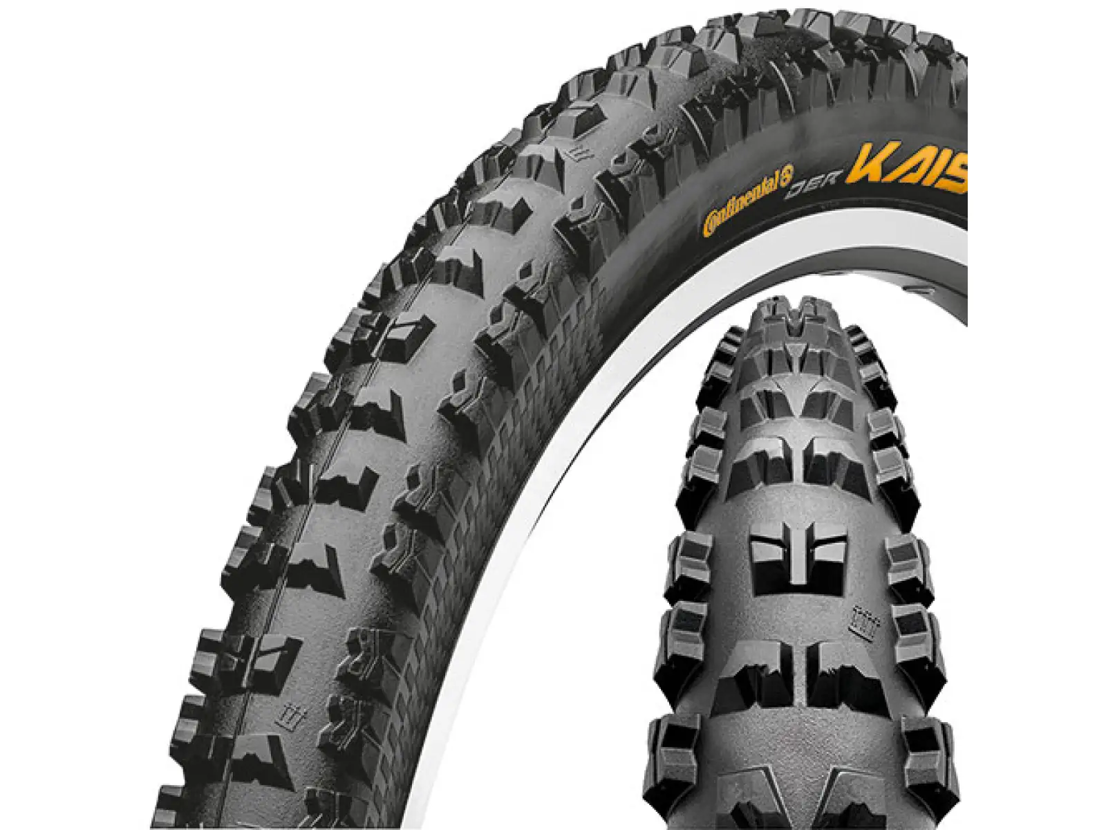 Continental Der Kaiser 26x2,50" MTB Reifen Draht