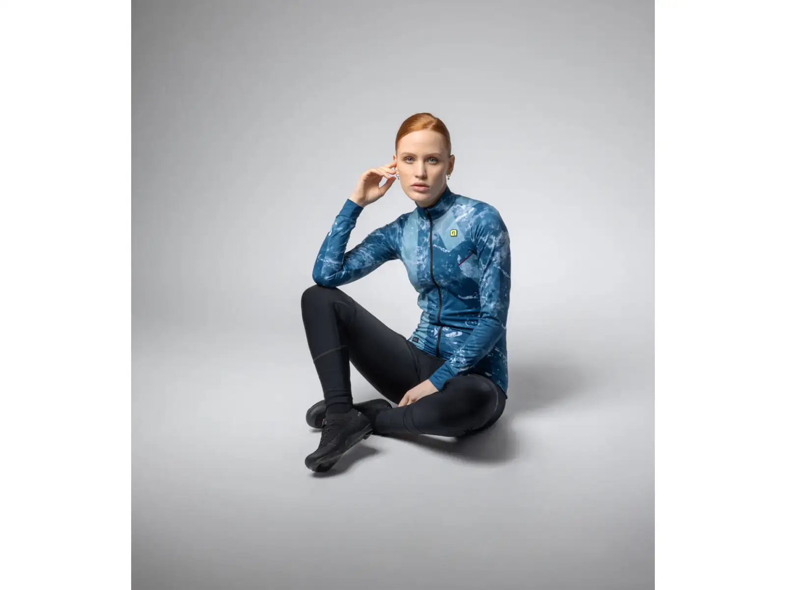 Alé PR-E Icy Damen Langarmtrikot Blau