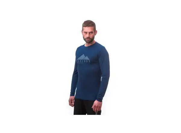 Sensor Merino Air PT Explore Herren Langarmshirt navy