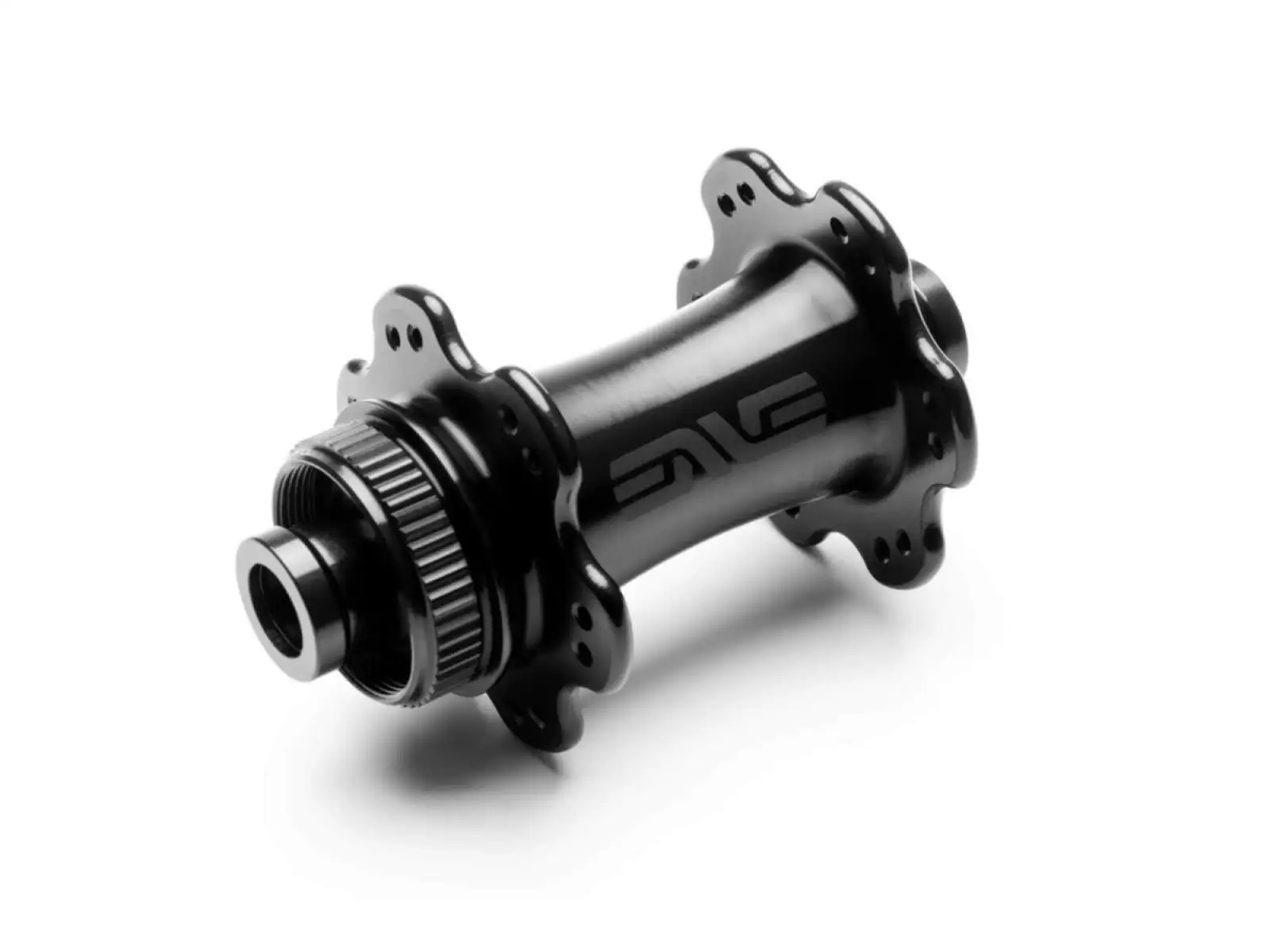 Enve Aluminium Disc CL Vorderradnabe 12x100 mm, 24 Löcher, schwarz.