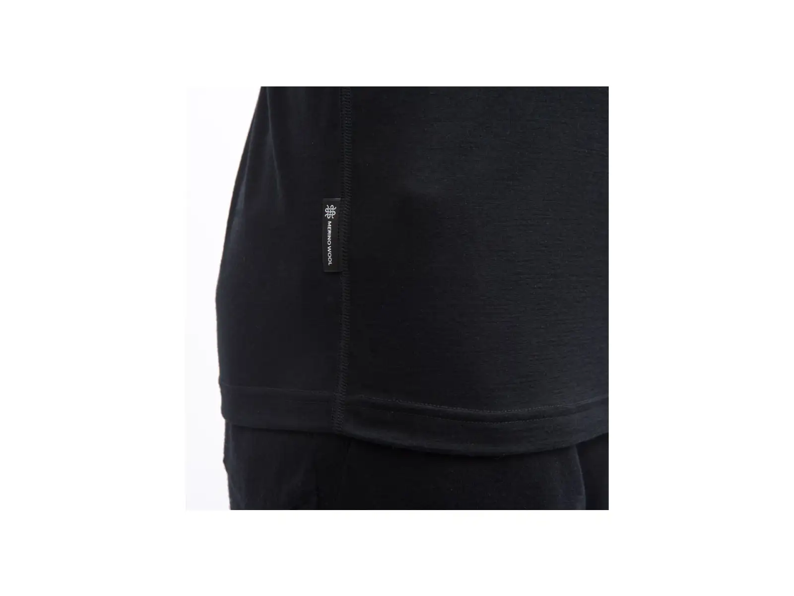 Sensor Merino Impress Herren T-Shirt kurzärmlig schwarz/Cosmos