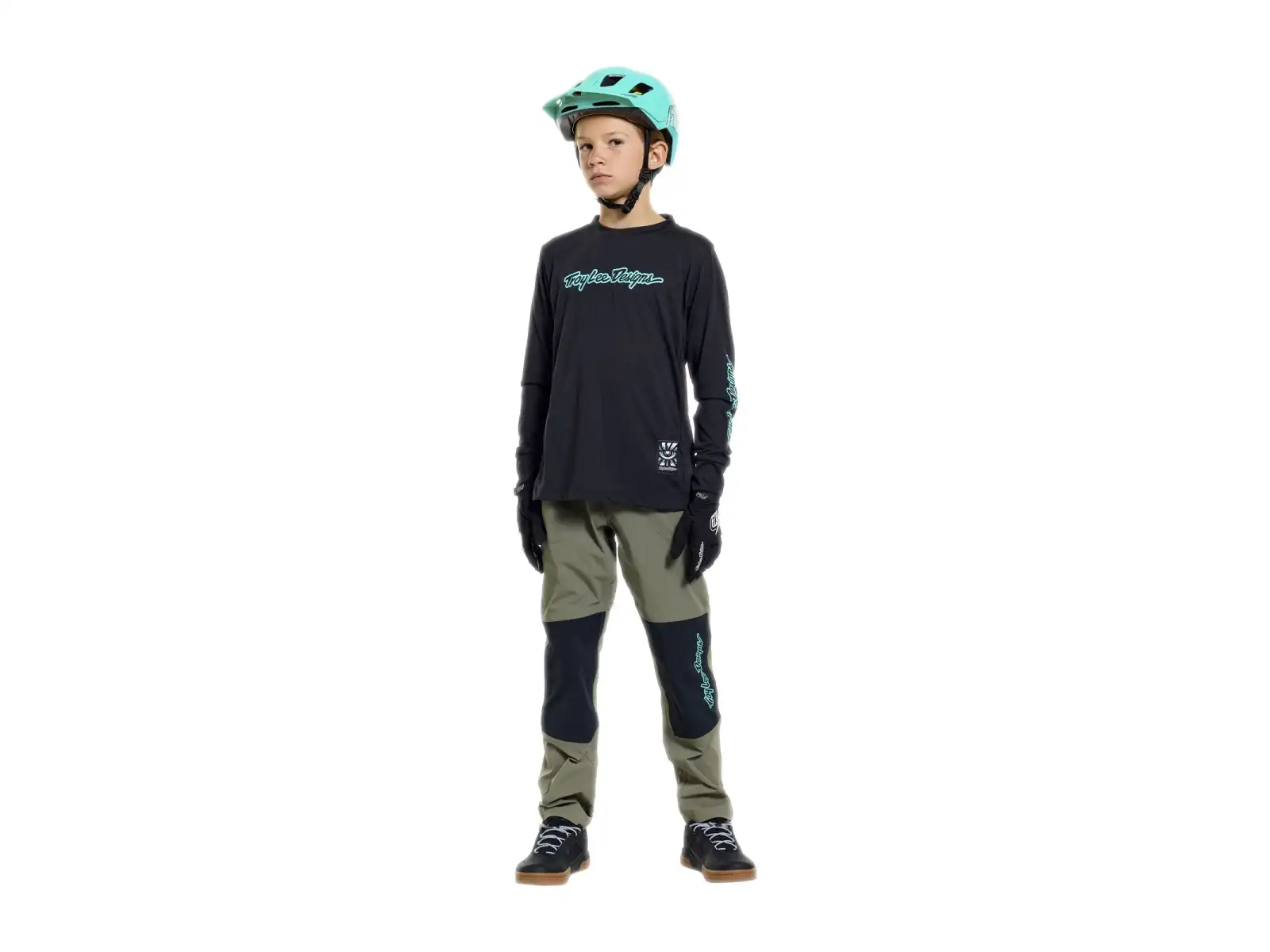 Troy Lee Designs Youth Skyline Trail Kinderhose Mono Army
