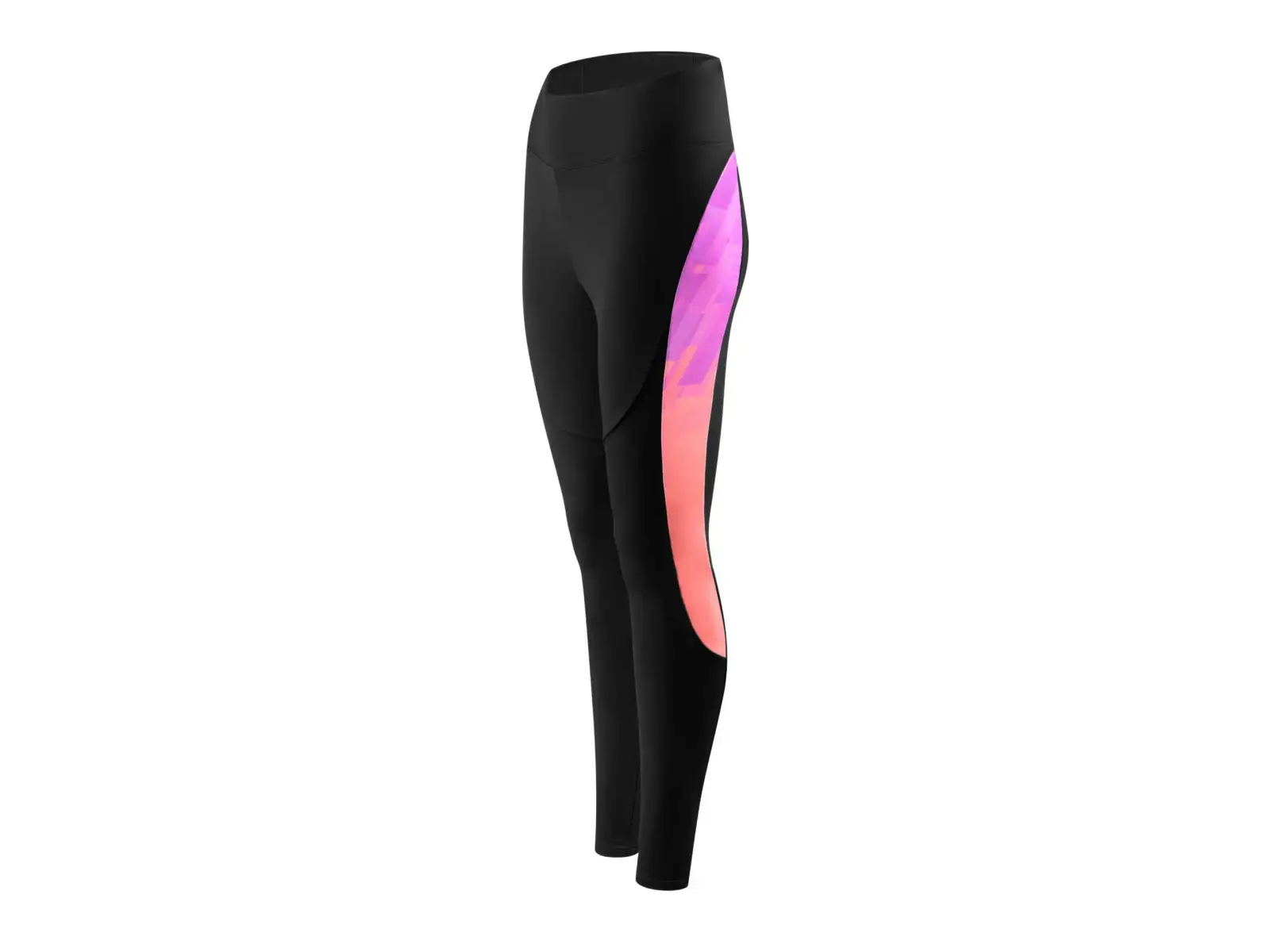 Force Ridge Damenhose mit hohem Bund ohne Einlage Schwarz/Aprikose