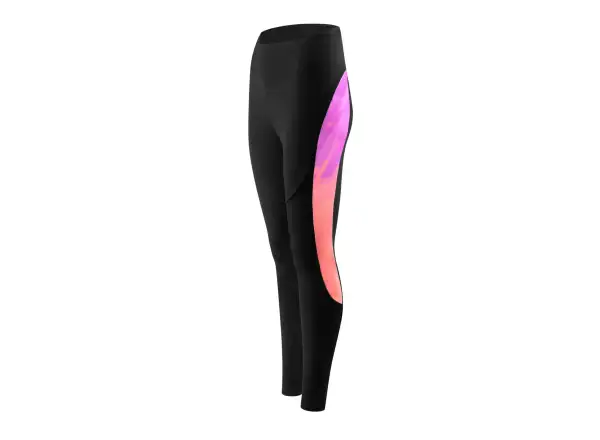 Force Ridge Damenhose mit hohem Bund ohne Einlage Schwarz/Aprikose
