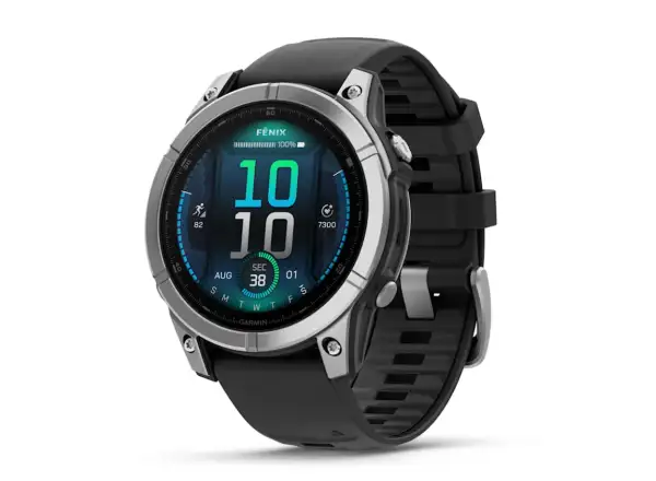 Garmin fenix E - 47 mm AMOLED Smartwatch Slate Grey Steel