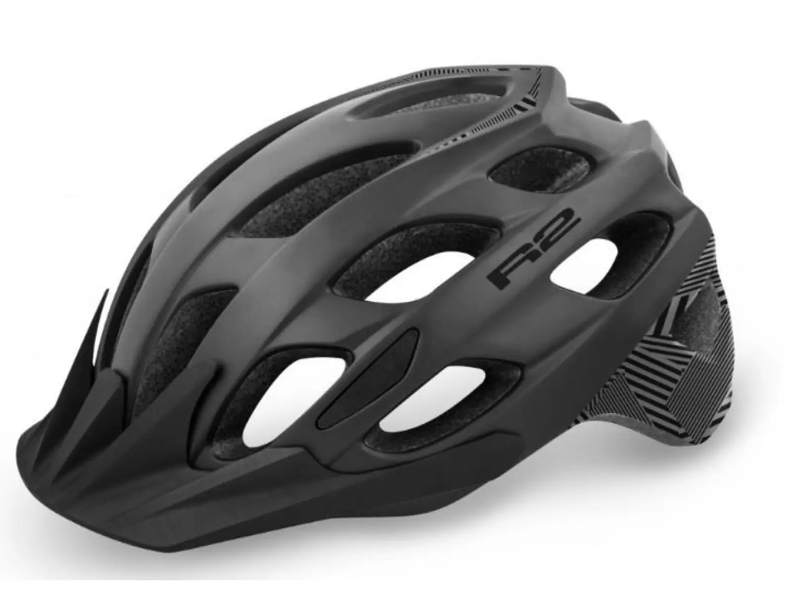 R2 Cliff Fahrradhelm Black/Matt