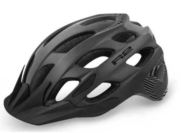 R2 Cliff Fahrradhelm Black/Matt
