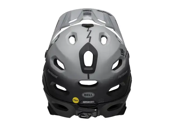 Bell Super DH Spherical Helm Mat Gray/Black Fasthouse