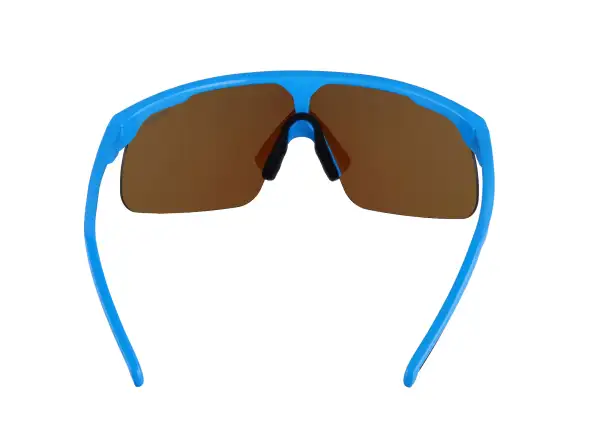 R2 Lit Kinderbrille glänzend blau/braun/blaues Chrom