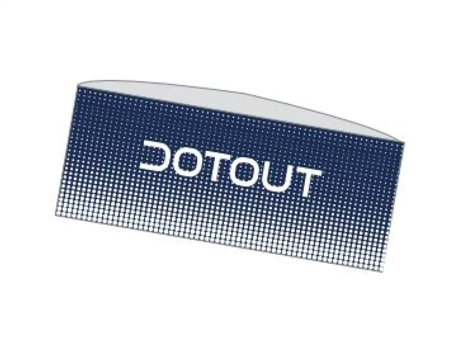 Das Dotout Mesh Stirnband Blau/Weiß Einheitsgröße.