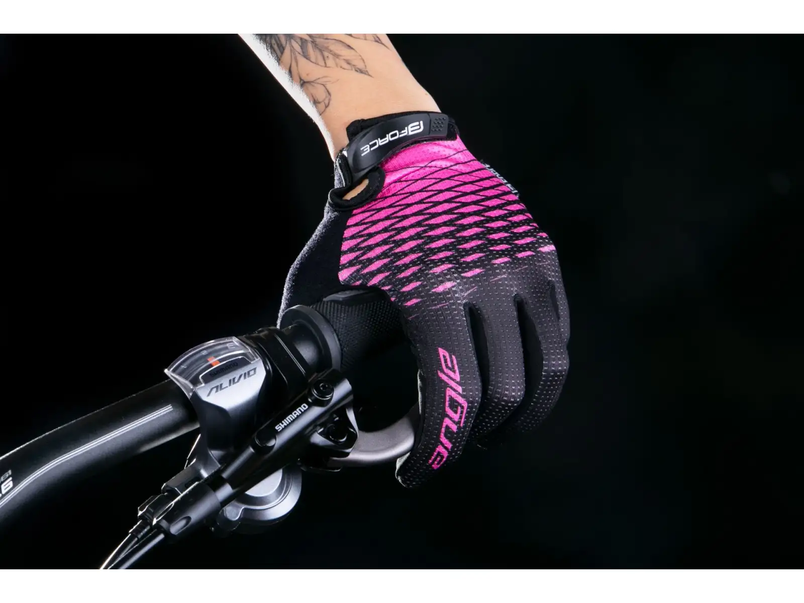 Force Angle MTB Handschuhe Pink/Schwarz
