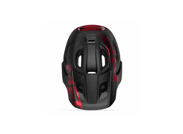 MET Roam MIPS Helm Schwarz/Rot Metallic Glänzend