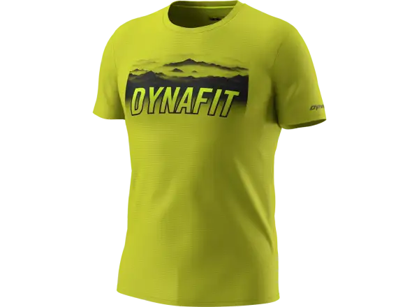 Dynafit Transalper Graphic Herren T-Shirt kurzer Ärmel Golden Lime