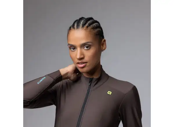 Alé Klimatik K-Idro Damen Thermo-Trikot Langarm Coffee