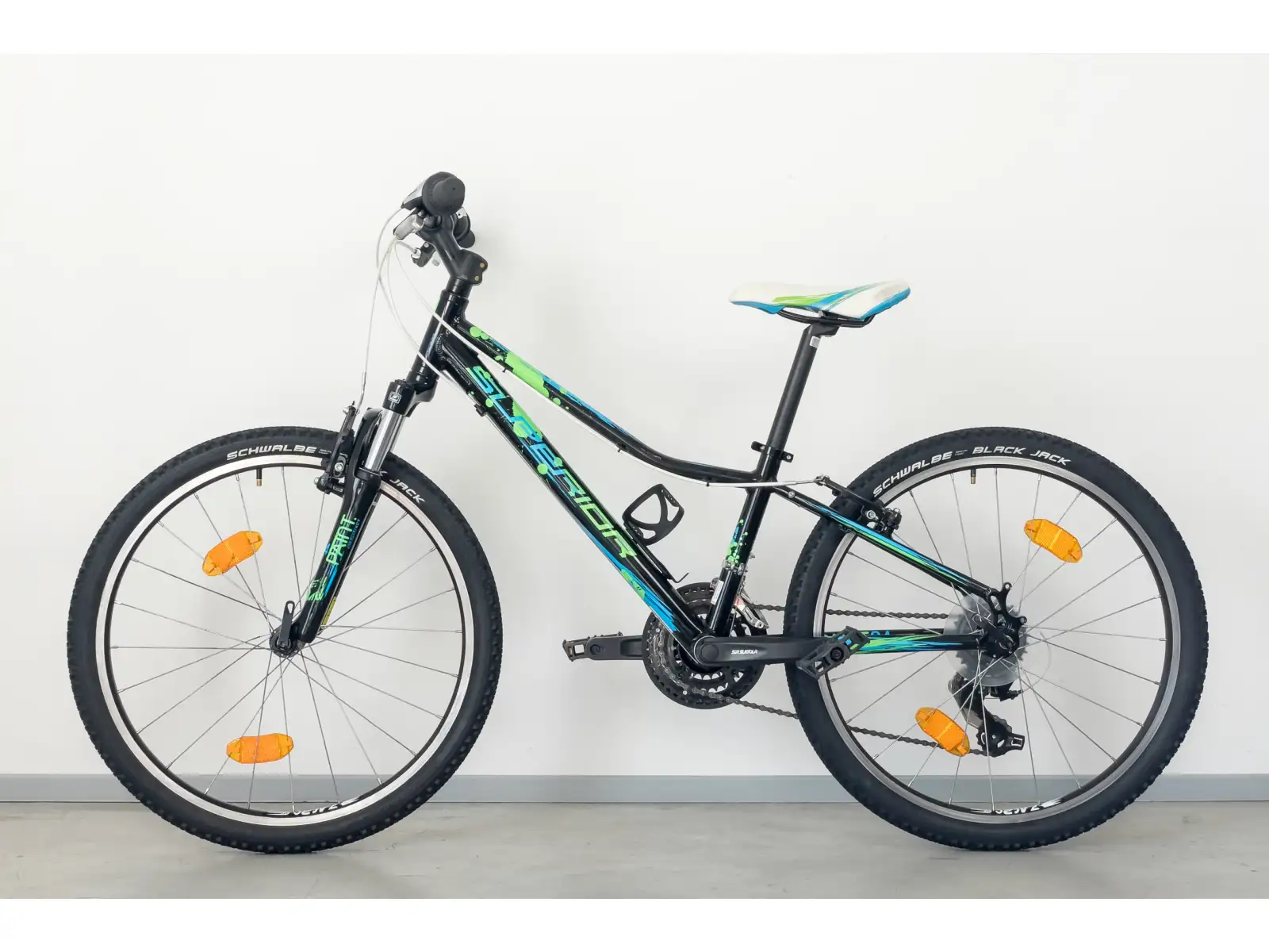 Superior Paint 24 Kinder-Mountainbike Schwarz/Grün BAZAR