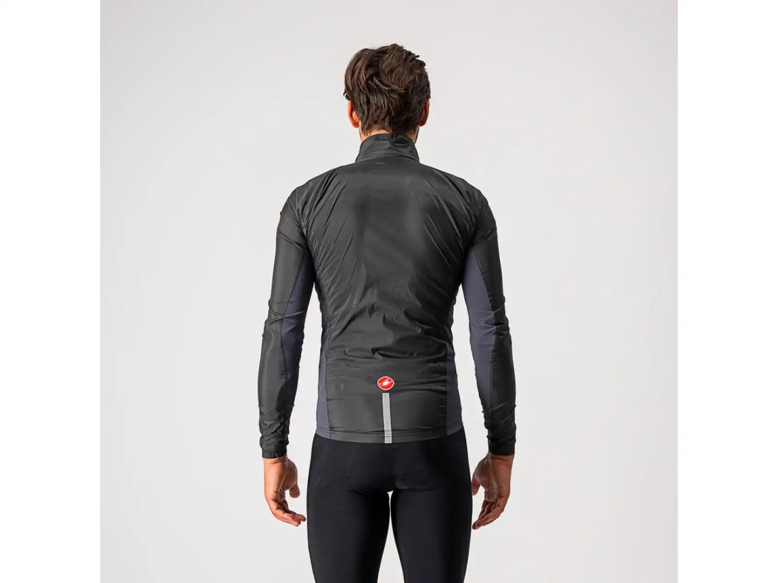 Castelli Squadra Stretch Herrenjacke light black/dunkelgrau