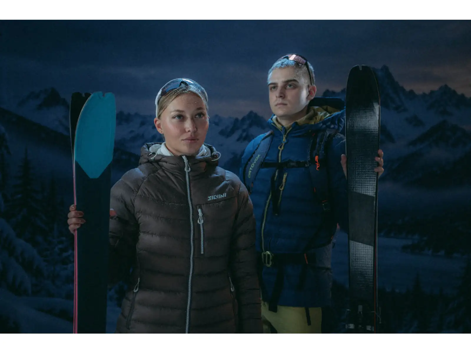 Silvini Piuro Herrenjacke Navy/Brown