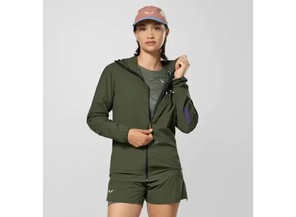 Salewa Pedroc Wind Light Damenjacke Dark Olive