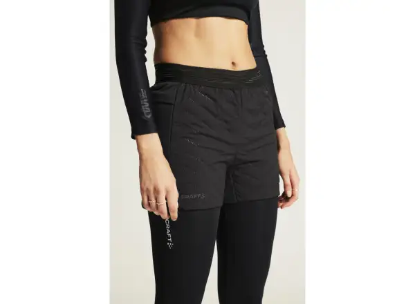 Craft ADV SubZ Damen Laufshorts Schwarz