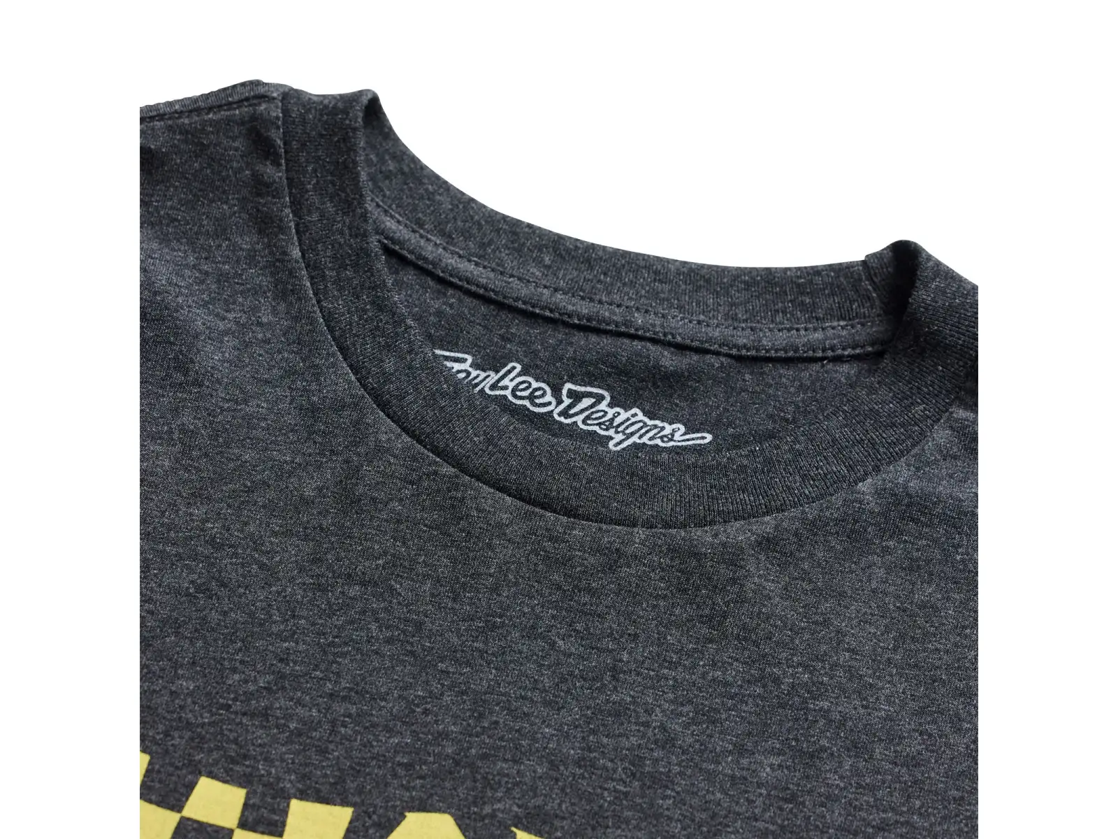 Troy Lee Designs Finish Line Herren T-Shirt Kurzarm Black heather