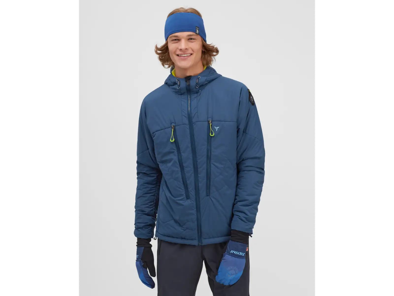 Silvini Lupo Herrenjacke Marine/Limette