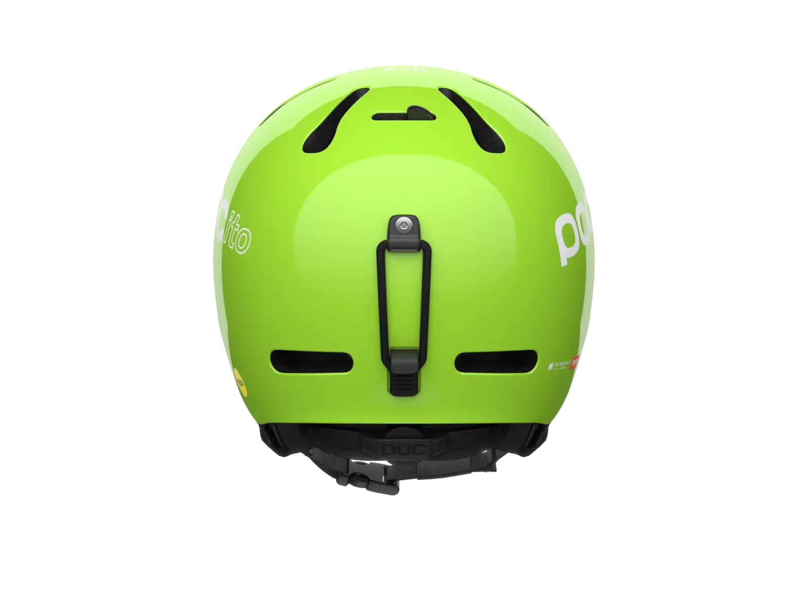 POC POCito Fornix MIPS Kinder Skihelm Fluoreszierendes gelb/grün