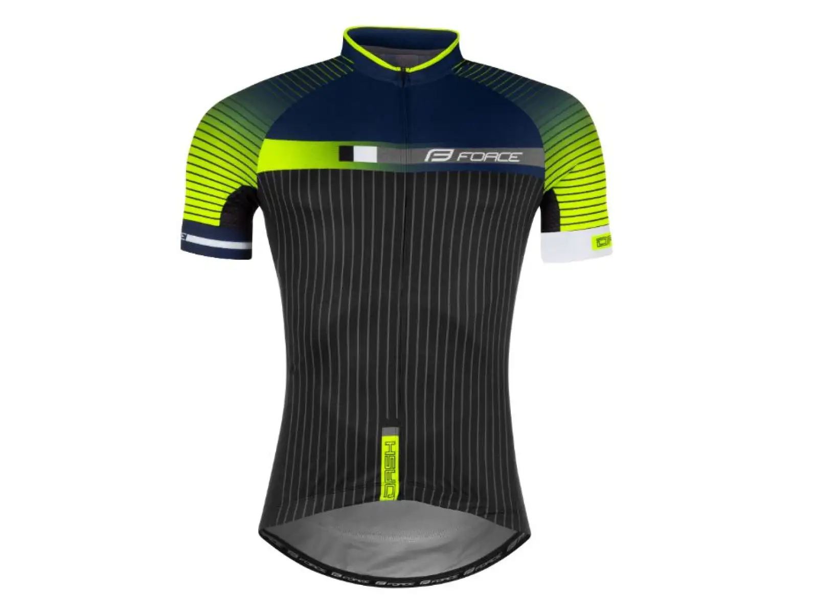 Force Dash Herren Kurzarmtrikot blau/fluoreszierend/schwarz