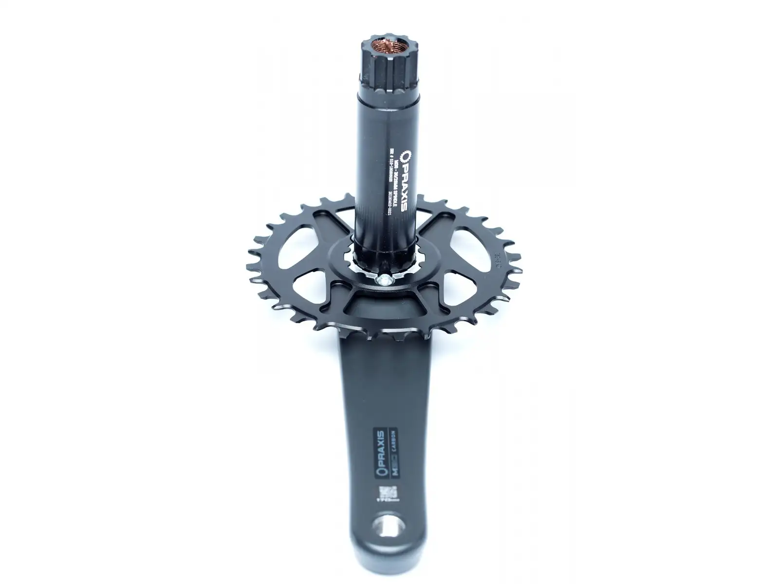 Praxis Works G2 Girder Carbon HD M30 Kurbeln ohne Kettenblatt 165 mm.