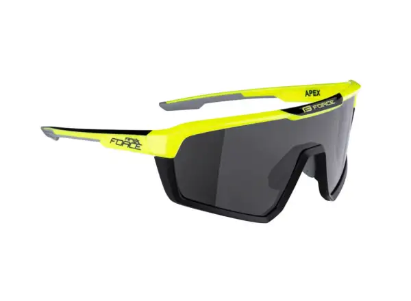 Force Apex Brille in fluo-schwarz/schwarzer Linse