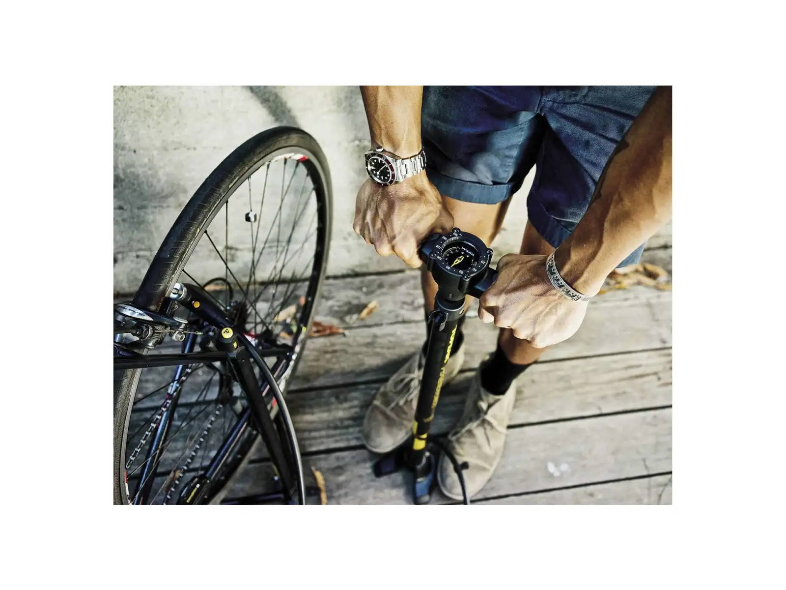 Topeak Transformer XX pump with stand, Werkstattluftpumpe und Ständer