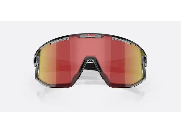 Bliz Fusion Sonnenbrille Transparent Dark Grey/Brow Red Multi