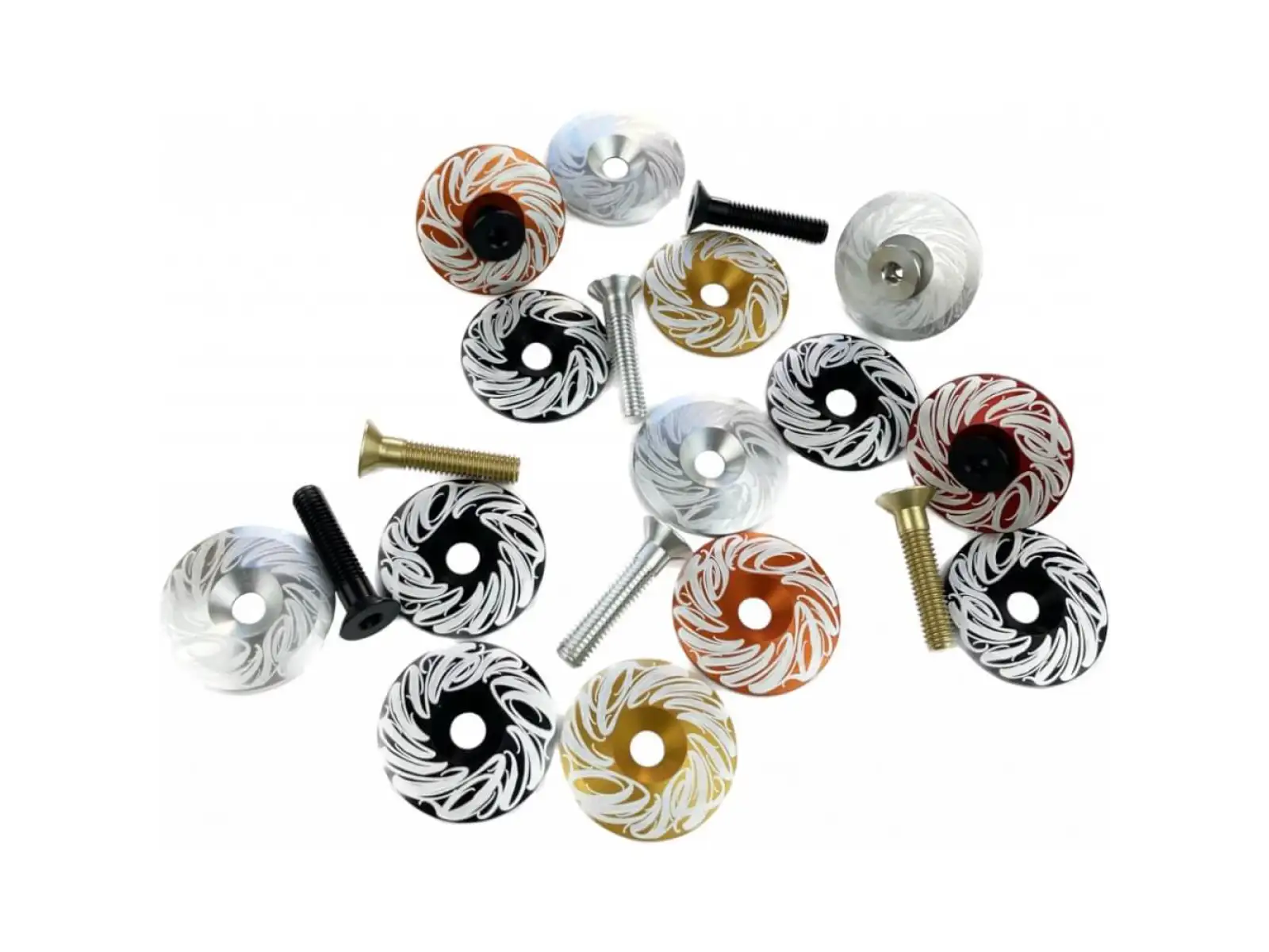 Shaman Racing Steuersatzkappe 1 1/8" Oremnts Rot