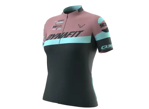 Dynafit Squad Damen Kurzarmtrikot mokarosa
