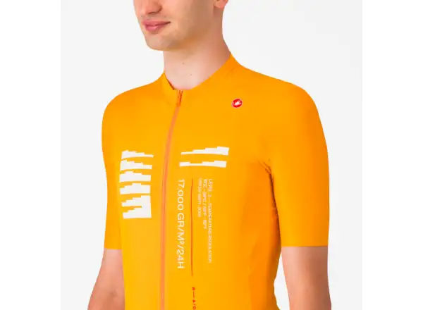 Castelli Espresso R-A/D Herren Trikot kurzarm Vivid Orange