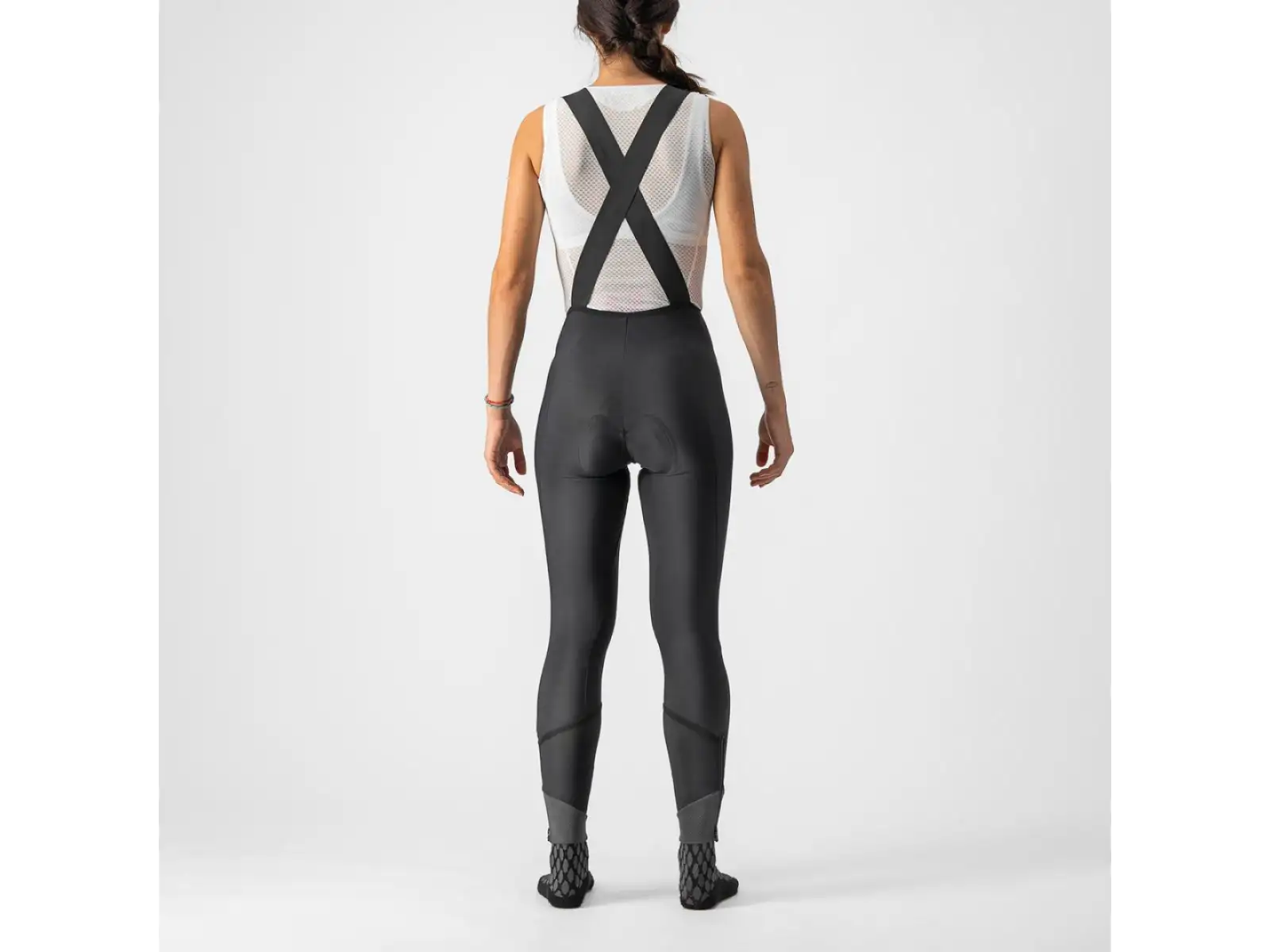 Castelli Velocissima DT Bibtight Damenhose Black/Black Reflex