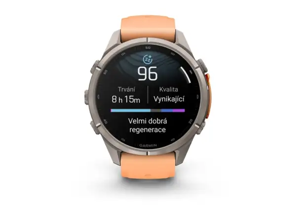 Garmin Fénix 9 Pro inReach 43 mm Smartwatch Carbon gray DLC Titanium Black/Pebble gray