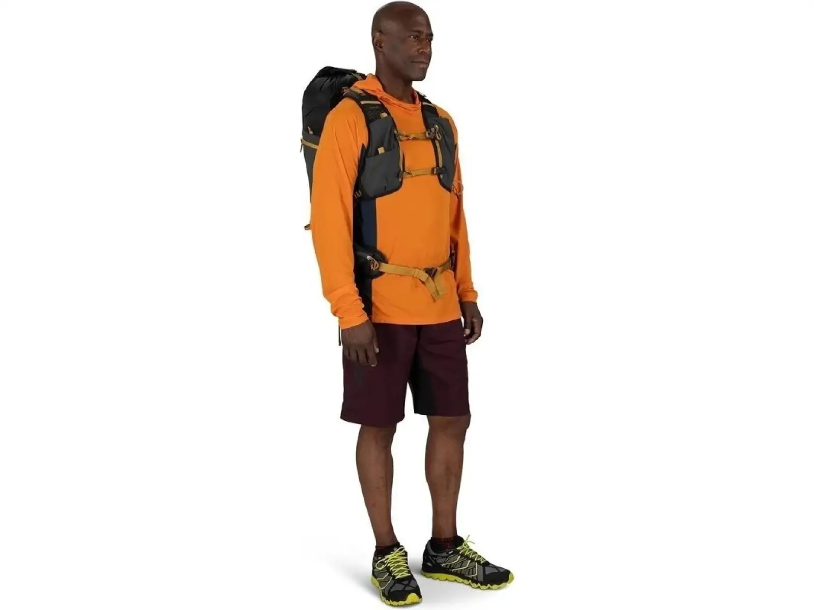 Osprey Talon Velocity 30 l Rucksack Dark Charcoal/Tumbleweed Yellow L/XL
