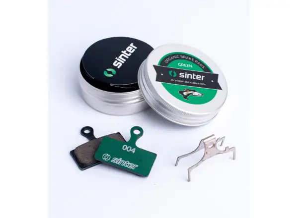 Sinter Shimano G Typ Bremsbeläge, Polymer, Grün