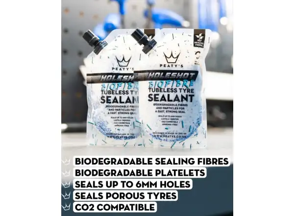 Peatys Holeshot Tubeless Umbau-Kit für XC und Trail - Band 25 mm.