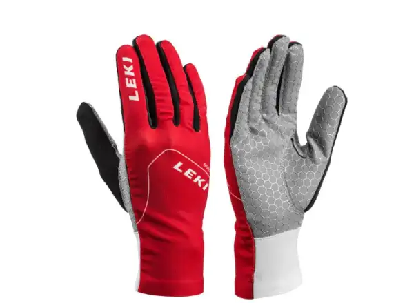 Leki Nordic Slope Junior Kinder Langlaufhandschuhe Red/White/Graphite