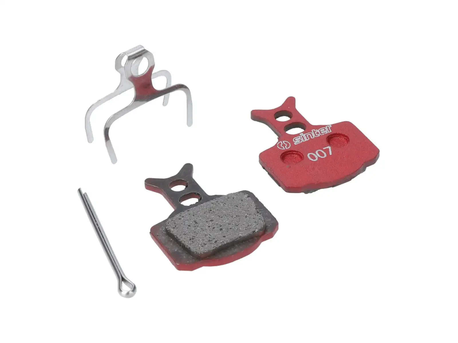 Sinter-Formel-Bremsbeläge aus Polymer in Rot