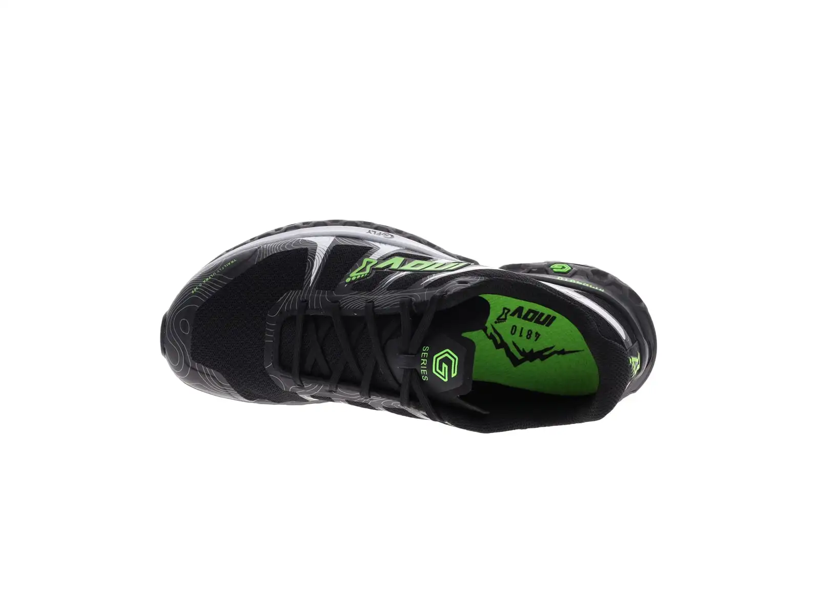 Inov-8 Trailfly Ultra G 300 Max Damen Laufschuhe schwarz/weiß/grün
