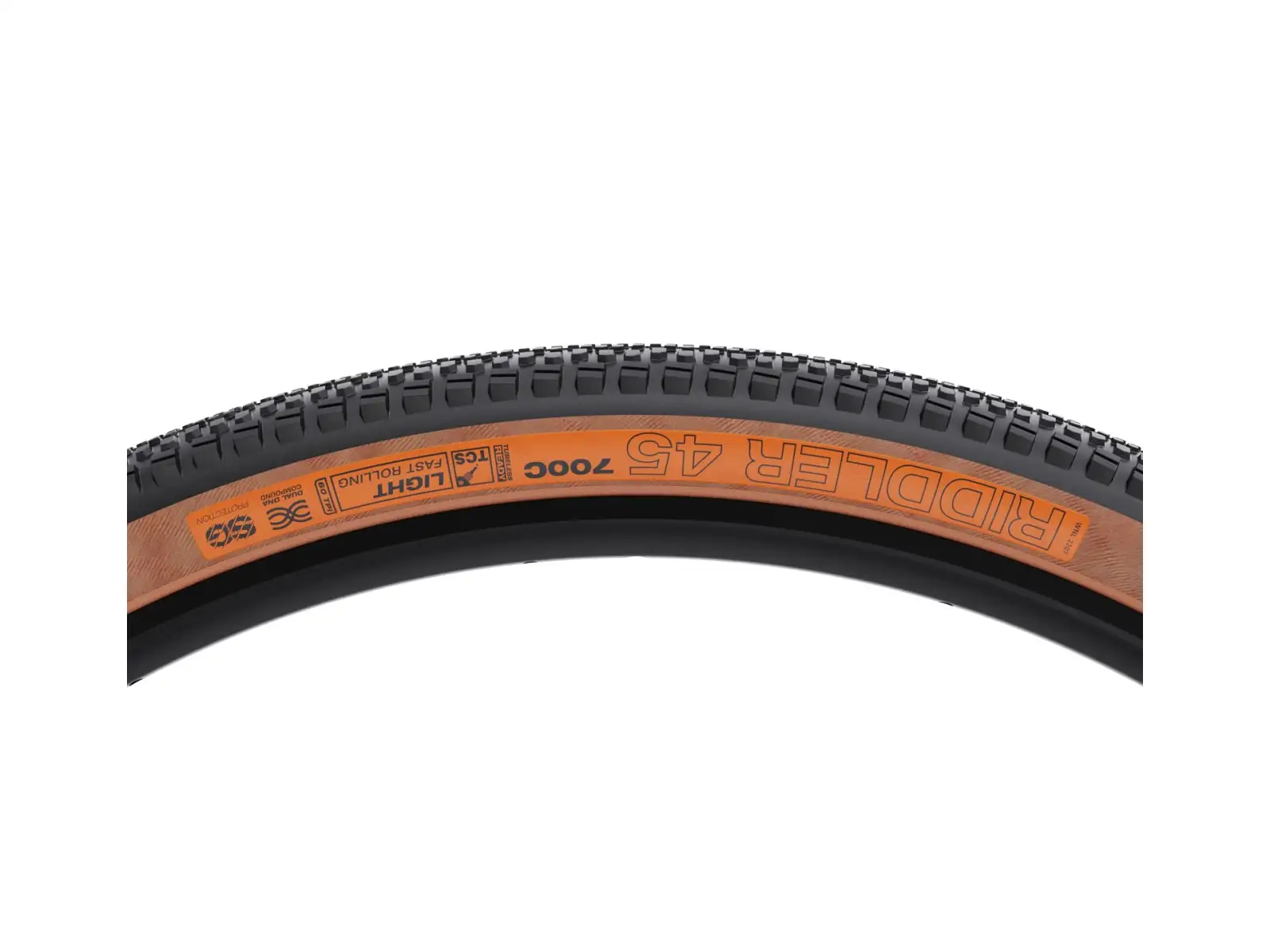 WTB Riddler TCS LFR 700x45 Gravel-Reifen Kevlar schwarz/braun
