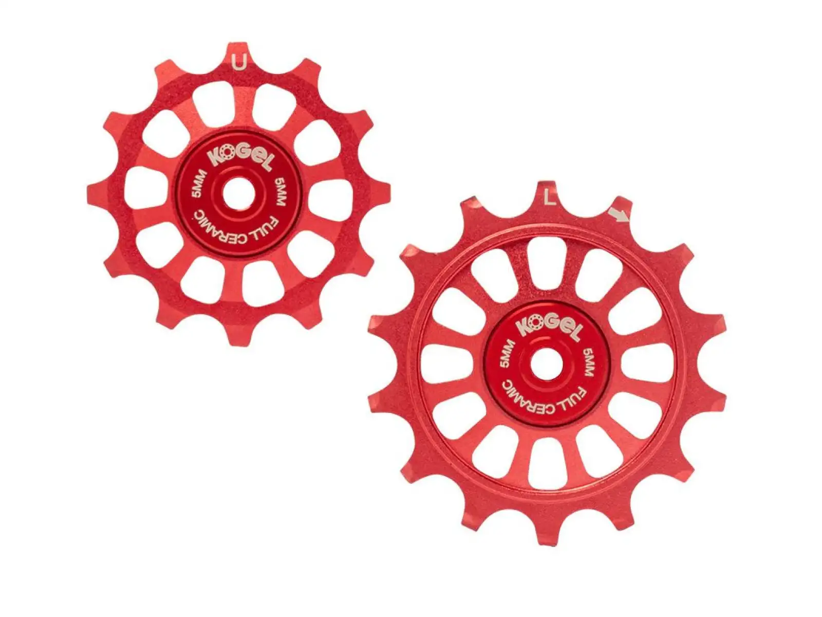 Kogel Straßenräder Vollkeramik für Shimano Dura Ace / Ultegra / 105 12/14 Z. Rot