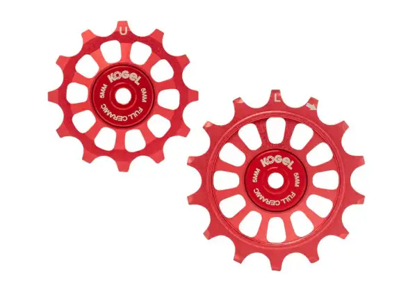 Kogel Straßenräder Vollkeramik für Shimano Dura Ace / Ultegra / 105 12/14 Z. Rot