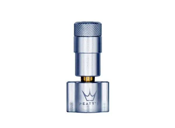 Peatys Holeshot CO2-Pumpekopf Silber