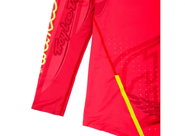 Troy Lee Designs Sprint Ultra Ghostwing Herrentrikot Langarm Infra Red