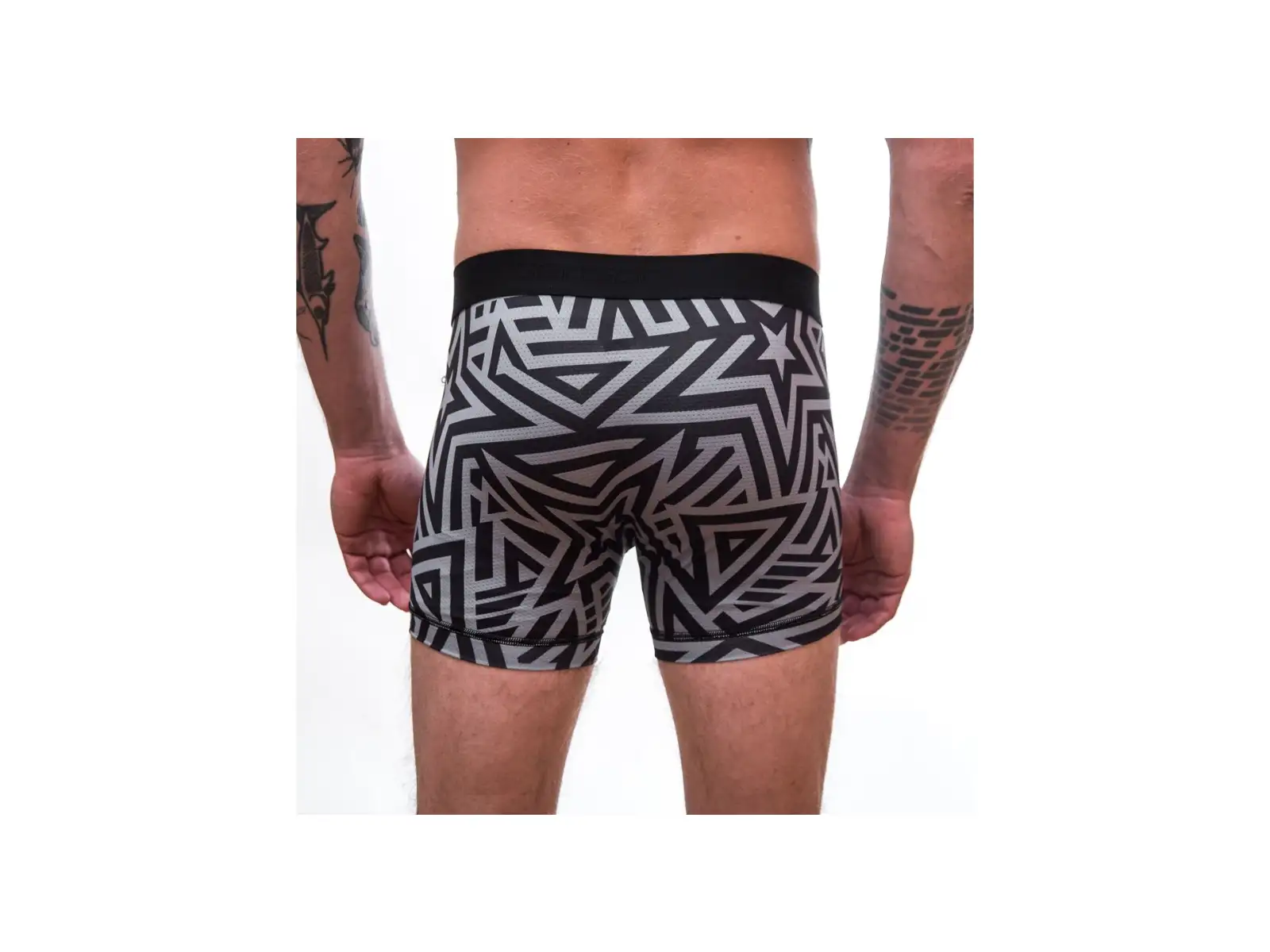 Sensor Coolmax Impress Herren Trunks schwarz/Stars