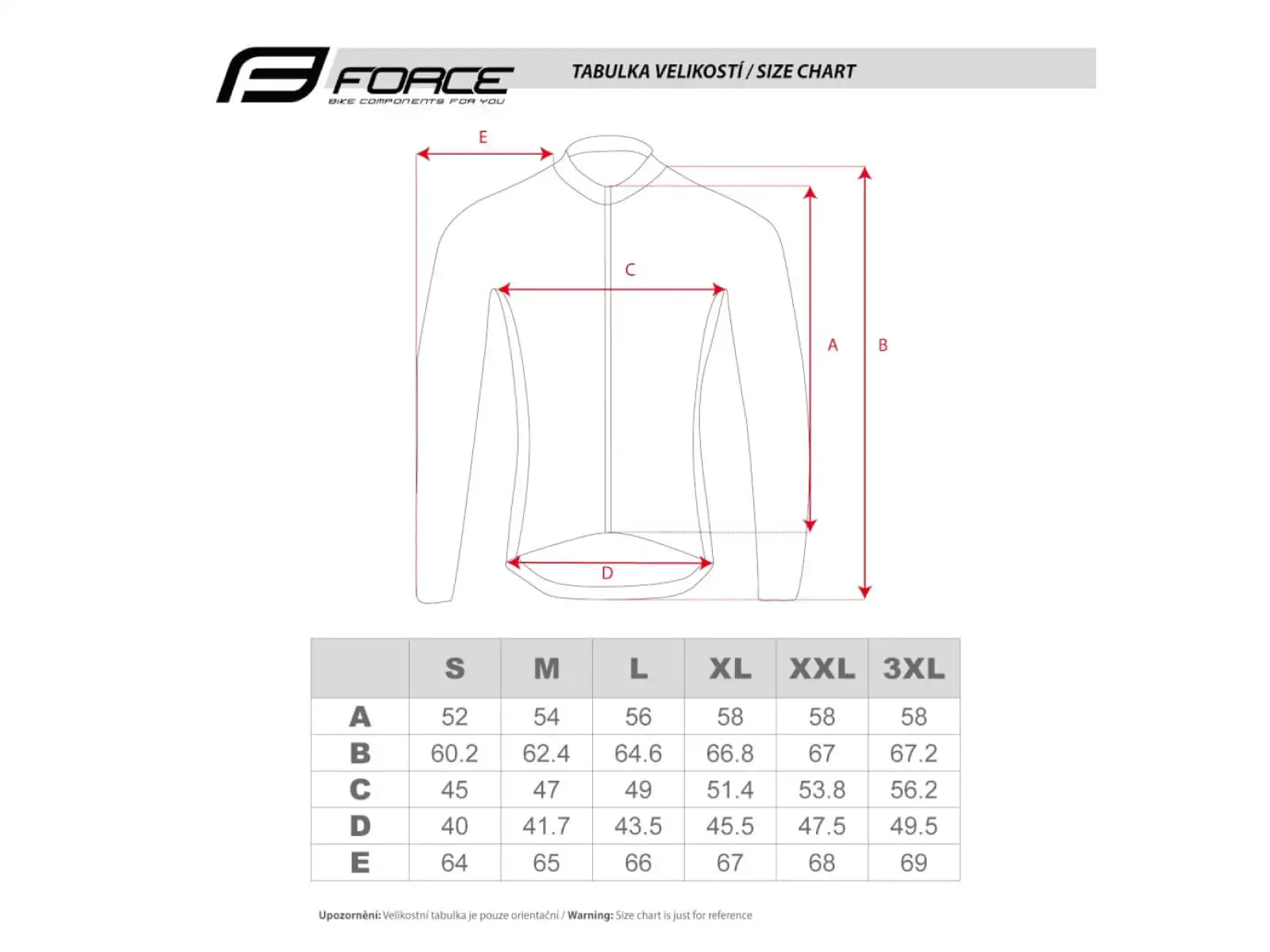 Force Pure Herrentrikot Langarm Rot.